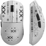 EWEADN X23 Pro Lightweight Tri-Mode Wireless Gaming Mouse, PAW3311 Sensor, 800mAh Battery, 1000Hz Polling Rate, 56g, Huano 100M Switches - White