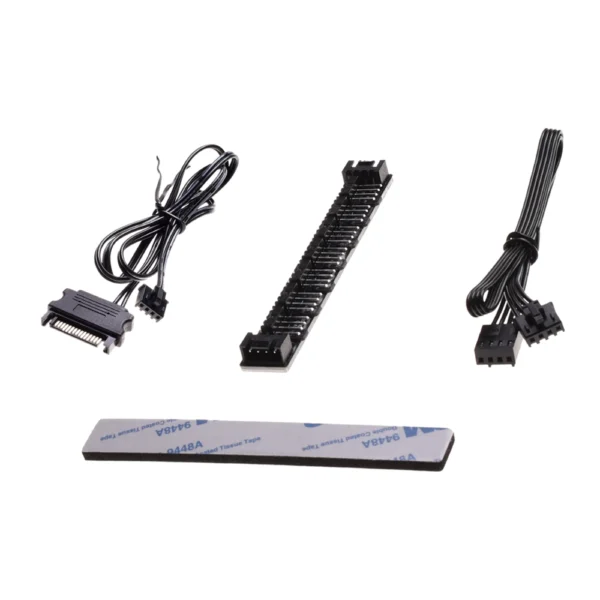 ID-COOLING FH-07 PWM Fan Hub, 7-Port Cooling Fan Splitter, SATA Powered, PWM Speed Control