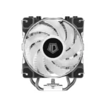 ID-COOLING SE-214-XT DF ARGB CPU Air Cooler, 180W TDP, 4 Direct Touch Heatpipes, Dual 120mm PWM ARGB Fans, Intel LGA1851/1700, AMD AM5/AM4 - Black - Image 2