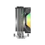 ID-COOLING SE-214-XT DF ARGB CPU Air Cooler, 180W TDP, 4 Direct Touch Heatpipes, Dual 120mm PWM ARGB Fans, Intel LGA1851/1700, AMD AM5/AM4 - Black - Image 3