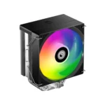 ID-COOLING SE-214-XT V2 ARGB CPU Air Cooler, 200W TDP, 4 Direct Touch Heatpipes,120mm PWM ARGB Fan, Intel LGA1851/1700, AMD AM5/AM4 - Black