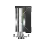 ID-COOLING SE-214-XT V2 ARGB CPU Air Cooler, 200W TDP, 4 Direct Touch Heatpipes,120mm PWM ARGB Fan, Intel LGA1851/1700, AMD AM5/AM4 - Black - Image 4