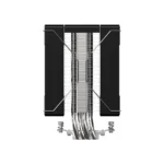 ID-COOLING SE-214-XT V2 Plus Dual Fan CPU Air Cooler, 220W TDP, 4 Direct Touch Heatpipes, Dual 120mm PWM Fans, Intel LGA1851/1700, AMD AM5/AM4 - Black - Image 4