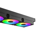 ID-COOLING SL360 V2 360mm ARGB AIO Liquid CPU Cooler, 2.1-Inch LCD Display, 350W TDP, PWM ARGB Fans, Intel LGA1851/1700, AMD AM5/AM4 - Black - Image 2