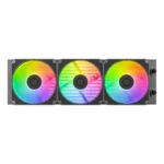 ID-COOLING SL360 V2 360mm ARGB AIO Liquid CPU Cooler, 2.1-Inch LCD Display, 350W TDP, PWM ARGB Fans, Intel LGA1851/1700, AMD AM5/AM4 - Black - Image 3