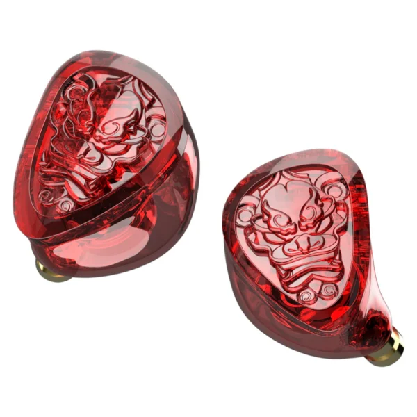 Linsoul Tangzu Wan'er S.G II Red Lion Edition Hi-Fi Gaming IEM Earphone with 10mm Dynamic Driver & Detachable Cable (3.5mm, with Mic)