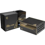 MSI MEG Ai1600T PCIE 5 Gaming Power Supply, Fully Modular Gaming 1600W Power Supply, 80+ Titanium, Dual 12V-2x6 Cables, Server-Grade Capacitor, ATX 3.1 & PCIe 5.1 Ready, Low-Noise, Braided