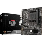 MSI PRO B550M-A AM4 DDR4 Motherboard, mATX - Supports AMD Ryzen 5000/4000/3000 Processors