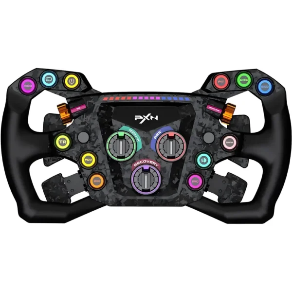 PXN GT ONE W GTL 11.8-Inch Gaming Racing Wheel, Force Feedback, RGB Telemetry, Mechanical Buttons & GTL Racing Stand Compatibility