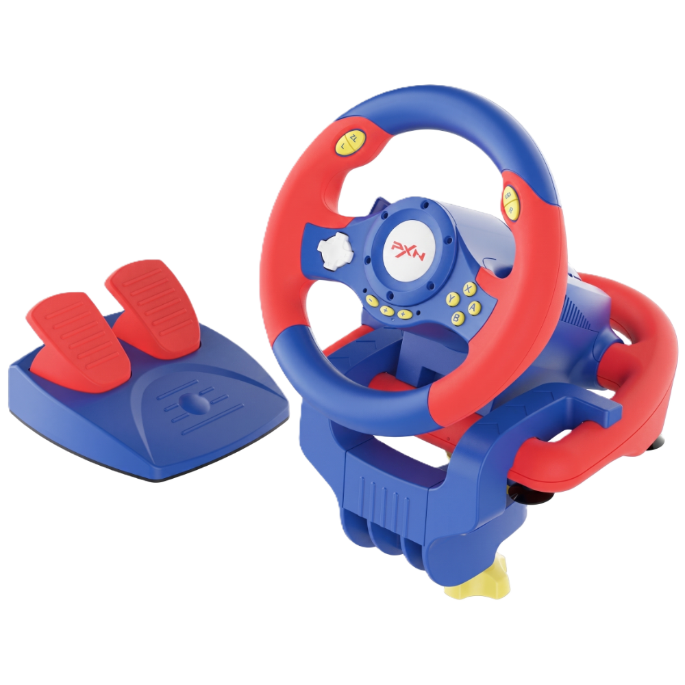 PXN V2 WL Wireless Racing Simulator Wheel with Pedals – Kids & Family Edition