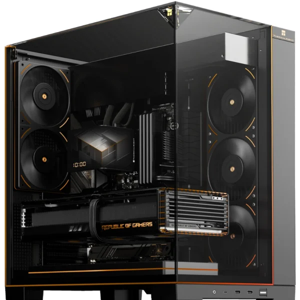Thermalright A70 ARGB ATX ARGB Desktop Case - Black - Pre-installed 5x ARGB Fans