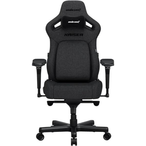 AndaSeat Kaiser 4 L V2 Premium Fabric Gaming Chair - Dark Gray