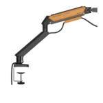 AndaSeat AD-W-A6D-1S-BO Stealth II Single Monitor Arm, Gas Spring Monitor Mount, 17–32 Inch Display, Quick Release VESA, Cable Management - Black/Orange - Image 5
