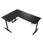 AndaSeat AD-D-PT-1600-01-B Wind Seeker L-Shaped Gaming Desk, 160 × 120cm, Carbon Fiber Desktop, Reversible Corner Design, 150kg Load Capacity - Black - Image 2