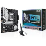ASUS B760M-AYW WIFI mATX DDR5 Motherboard, PCIe 4.0, WiFi 6, 2.5Gb Ethernet, Dual M.2, HDMI, USB 3.2 Gen 1, For Intel LGA1700 14th/13th/12th Gen
