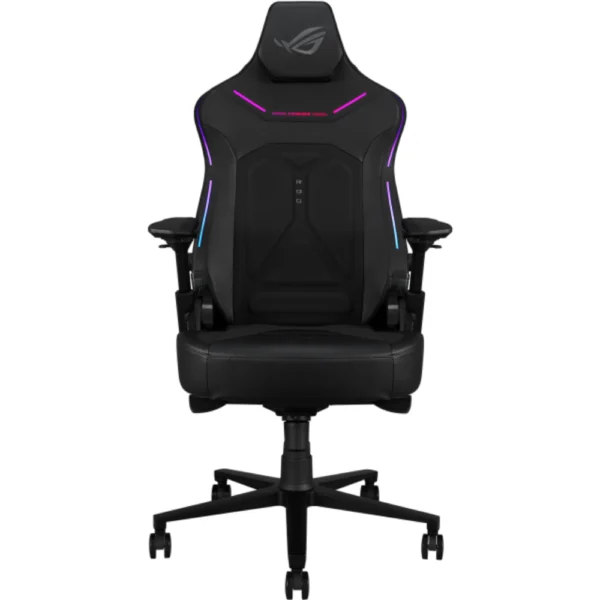 ASUS ROG SL302 Courser Racing Style Gaming Chair with Aura RGB Lighting, 4D Armrests, Dynamic Synchronized Recline & Magnetic Headrest