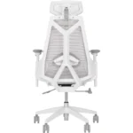 ASUS ROG SL400C Destrier Core Ergo Gaming Chair, Futuristic Cyborg Aesthetic, Seat Adjustments, Mobile Gaming Arm Support Mode -  Moonlight White - Image 5