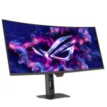 ASUS ROG Strix OLED XG34WCDMTG 34-inch WQHD Curved QD-OLED Gaming Monitor, 240Hz, 0.03ms, Google TV, Dolby Vision, USB-C 90W - Image 3