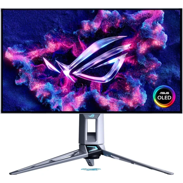 ASUS ROG Swift OLED PG27AQWP-W 27-inch QHD Tandem WOLED Gaming Monitor, Dual Mode 540Hz / 720Hz, 0.02ms, DisplayPort 2.1, DisplayHDR True Black 500
