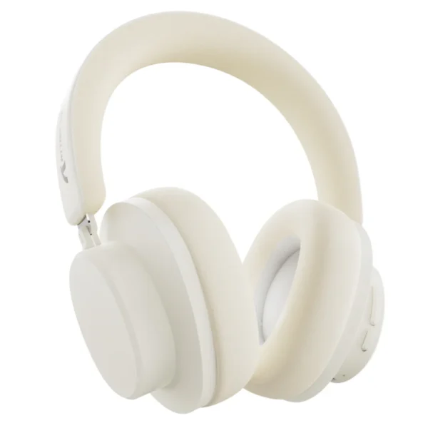 ATTACK SHARK G500 Ultra-Light Wireless Gaming Headset, Bluetooth 5.3 & 3.5mm Wired, Hybrid Active Noise Cancelling, 40mm Drivers, 360 Reality Audio, Hi-Res Audio, Omnidirectional Microphone – Off-white