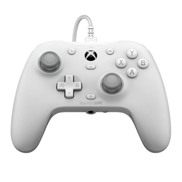 GameSir G7 HE Wired Gaming Controller for Xbox Series X|S, Xbox One and Windows PC with Hall Effect Sticks, Hall Effect Triggers, Remappable Back Buttons, USB-C Cable, 3.5mm Audio Jack - Elite White