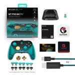 GameSir G7 Pro 8K PC Wireless Esports Controller for PC with 8000Hz Polling Rate, Gen 2 TMR Sticks, Hall Effect Triggers, 2.4GHz Wireless, Bluetooth, USB-C - Aimlabs Edition - Image 4
