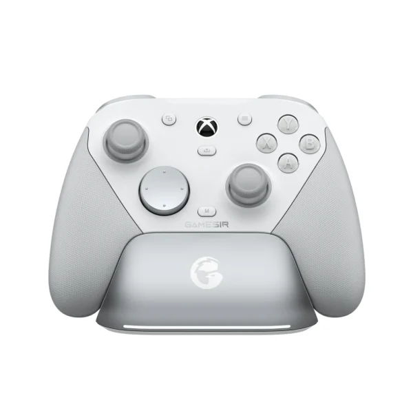 GameSir G7 Pro Tri-Mode Gaming Controller for Xbox Series X|S, Xbox One, PC and Android with TMR Sticks, Hall Effect Triggers, 2.4GHz Wireless, Bluetooth, Charging Dock - Mech White