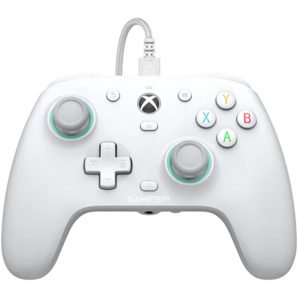 GameSir G7 SE Wired Controller for Xbox Series X|S, Xbox One & Windows 10/11, Plug and Play Gaming Gamepad with Hall Effect Joysticks/Hall Trigger, 3.5mm Audio Jack - White