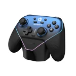 GameSir Super Nova Wireless Gaming Controller for PC, Switch, Switch 2, iOS & Android, Tri-Mode Bluetooth/2.4GHz/Wired, Hall Effect Sticks & Triggers, 1000Hz Polling Rate, RGB Lighting, Charging Dock - Nightfall Blue - Image 2