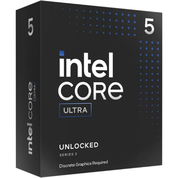 Intel Core Ultra 5 245KF Desktop Processor, 14 cores (6 P-cores + 8 E-cores), 14 threads, Up to 5.2 GHz Unlocked