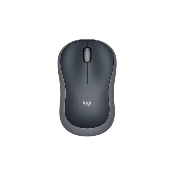 Logitech 910-002255 M185 Wireless Mouse, 2.4GHz Optical USB Mouse, 12-Month Battery Life - Gray