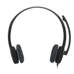 Logitech 981-000587 H151 Stereo Headset, Wired 3.5mm Headphones with Rotating Noise-Reducing Microphone - Black - Image 2