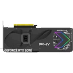 PNY GeForce RTX 5070 Epic-X ARGB OC Triple Fan 12GB GDDR7 Graphics Card, PCIe 5.0, DLSS 4, HDMI 2.1b, DisplayPort 2.1b - Image 3