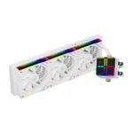 Thermalright Magic Qube 360 ARGB AIO Liquid CPU Cooler, 360mm Radiator, 3× 120mm ARGB PWM Fans, Intel LGA 1851/1700 & AMD AM5/AM4 - White