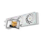 Thermalright Wonder Vision 360 UB LCD ARGB AIO Liquid CPU Cooler, 6.67-Inch LCD Display, 360mm Radiator, 3× 120mm ARGB PWM Fans, Intel LGA 2066/2011/1851/1700 & AMD AM5/AM4 - White