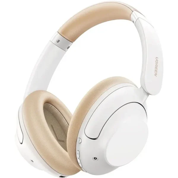 UGREEN 15809 HiTune Max5 HP202 Hybrid ANC Wireless Headphones, Hi-Res Audio, Bluetooth 5.4, 75-Hour Battery - Beige