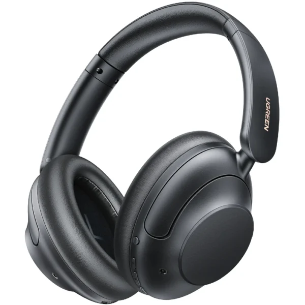 UGREEN 25255 HiTune Max5 HP202 Hybrid ANC Wireless Headphones, Hi-Res Audio, Bluetooth 5.4, 75-Hour Battery - Black