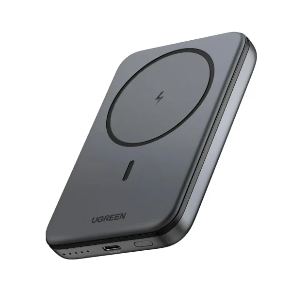 UGREEN 25919 PB561 10000mAh 20W MagSafe Magnetic Wireless Power Bank, Qi Certified, USB-C PD Fast Charging- Black