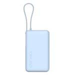 Xiaomi BHR08NZGL  67W  Power Bank 10000 (Integrated Cable), 10000mAh Portable Fast Charger, 67W Fast Charging, Built-in USB-C Cable, USB-and USB-C - Blue