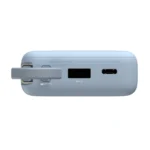 Xiaomi BHR08NZGL  67W  Power Bank 10000 (Integrated Cable), 10000mAh Portable Fast Charger, 67W Fast Charging, Built-in USB-C Cable, USB-and USB-C - Blue - Image 4