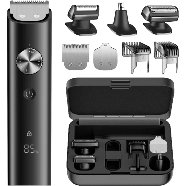 Xiaomi BHR6395GL Grooming Kit Pro, 5-in-1 Cordless Trimmer, Self-Sharpening Stainless Steel Blades, IPX7 Waterproof, 40 Length Settings