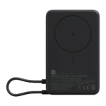Xiaomi BHR08P9GL Magnetic Power Bank 10000 with Built-in Stand, 10000mAh 33W Fast Charging, Magnetic Wireless Charging, USB-C Integrated Cable - Grey