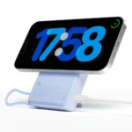 Xiaomi BHR08PCGL Magnetic Power Bank 10000 with Built-in Stand, 10000mAh 33W Fast Charging, Magnetic Wireless Charging, USB-C Integrated Cable - Blue - Image 3
