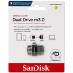 SanDisk Ultra DualSDDD3-032G-G46 Drive, with Micro USB & USB Type-A, Retractable Design, Up to 150MB/s Transfer Speed
