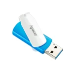 Apacer AP64GAH357U-1 USB 3.2 Gen 1 Flash Drive, Up to 100MB/s Read Speed, Swivel Cap Design - Ocean Blue - Image 2