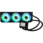 ASUS MAX Gaming LC 360 ARGB LCD 360mm AIO CPU Liquid Cooler, 2.4-inch IPS LCD, ARGB Fans, AMD AM5 & AM4/Intel LGA 1851 & 1700 Supported