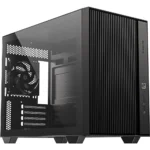ID-COOLING FLOW 500 AIR Micro-ATX Mini Tower PC Case, Tempered Glass, USB Type-C, 3x Pre-Installed Fans - Black