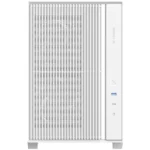 ID-COOLING FLOW 500 AIR Micro-ATX Mini Tower PC Case, Tempered Glass, USB Type-C, 3x Pre-Installed Fans - White - Image 2