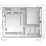 ID-COOLING FLOW 500 AIR Micro-ATX Mini Tower PC Case, Tempered Glass, USB Type-C, 3x Pre-Installed Fans - White - Image 3