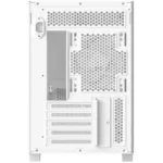 ID-COOLING FLOW 500 AIR Micro-ATX Mini Tower PC Case, Tempered Glass, USB Type-C, 3x Pre-Installed Fans - White - Image 4